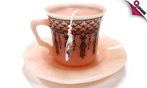 Teacup-Shaped Candle!